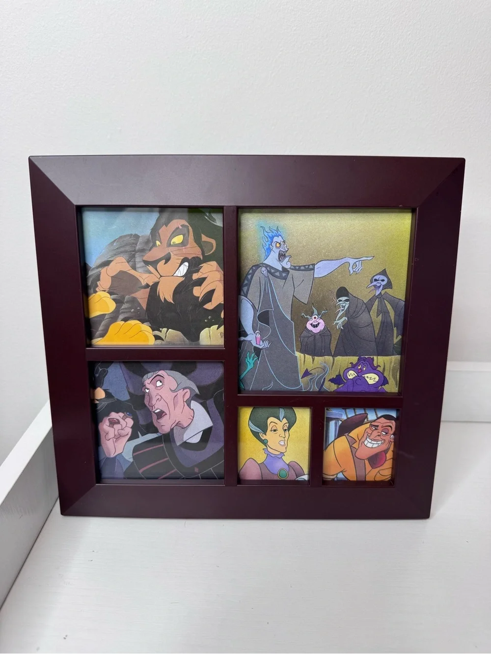 Disney Villian Framed Repurposed Halloween Decor